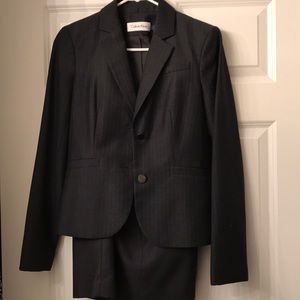 Striped Calving Klein suit